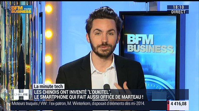 La Minute Tech: Les chinois inventent l'Oukitel, le smartphone qui fait aussi office de marteau - 03/03