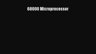 PDF 68000 Microprocessor Free Books