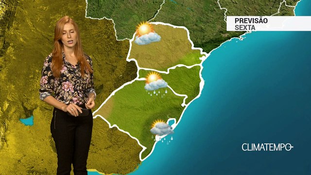 Previsão Sul - Fortes rajadas de vento