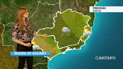 Previsão Sudeste - Risco de chuva forte no RJ