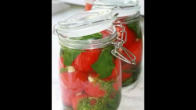Помидоры консервированные острые на зиму