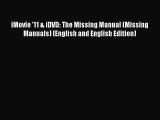 Download iMovie '11 & iDVD: The Missing Manual (Missing Manuals) (English and English Edition)