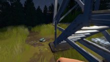 Firewatch - Meet strange guy in forest, Firewatch vandalized - Day 2