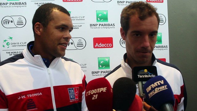 Coupe Davis 2016 - Gasquet et Tsonga associés en double contre le Canada