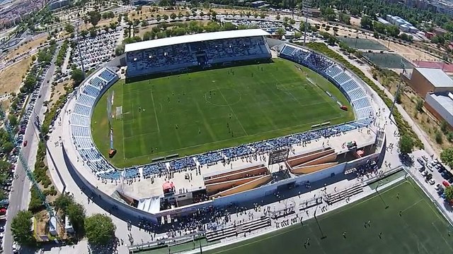 EL ESTADIO BUTARQUE, DEL C.D. LEGANÉS, DESDE ARRIBA