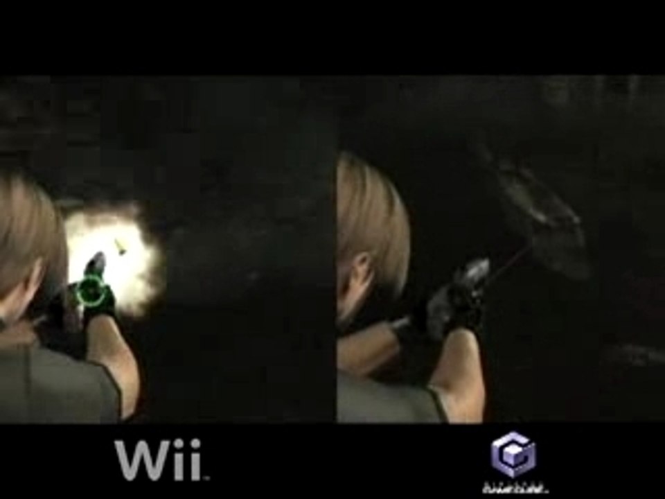 Resident evil 4 gamecube to wii comparison