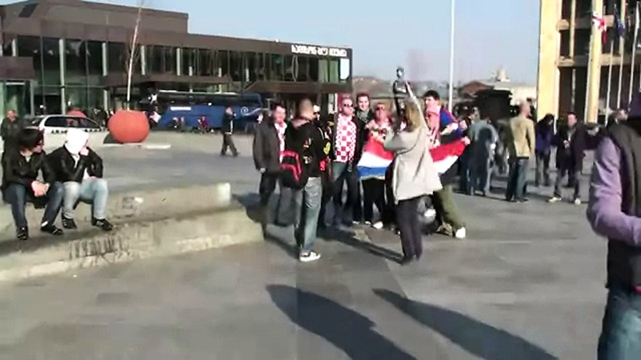 26.03.2011.GEORGIA-CROATIA . Croatians Before the Match