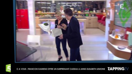 C à Vous : François Damiens offre un surprenant cadeau à Anne-Élisabeth Lemoine, malaise sur le plateau (Vidéo)