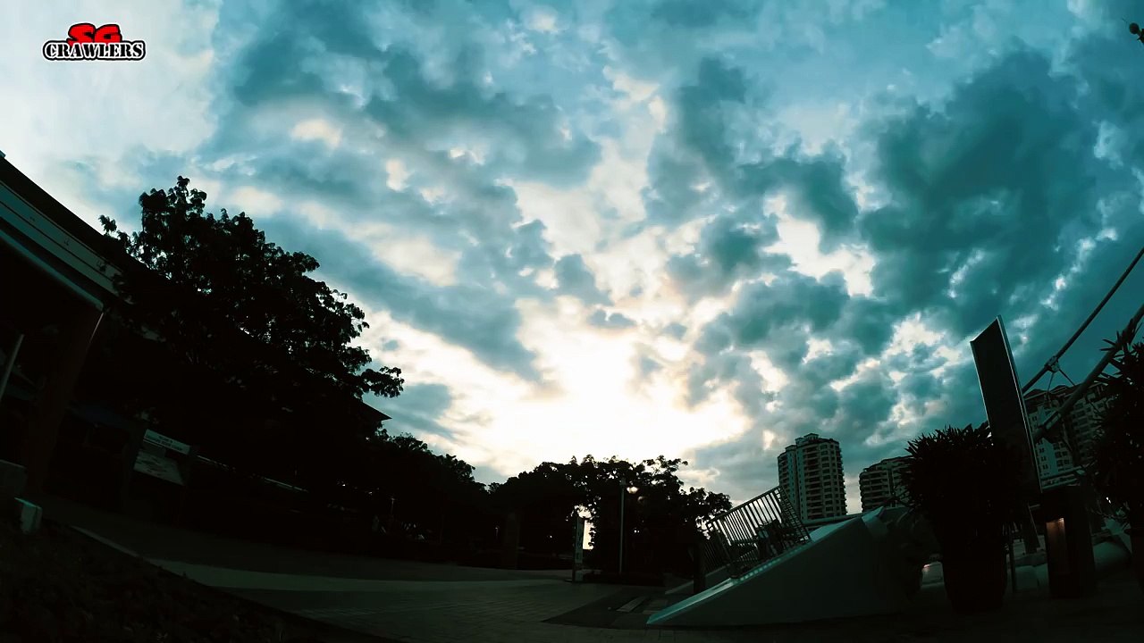 Sunrise TimeLapse video at Sports Hub XiaoMi Yi 1080P Ambarella A7LS WIFI Sports Action Ca