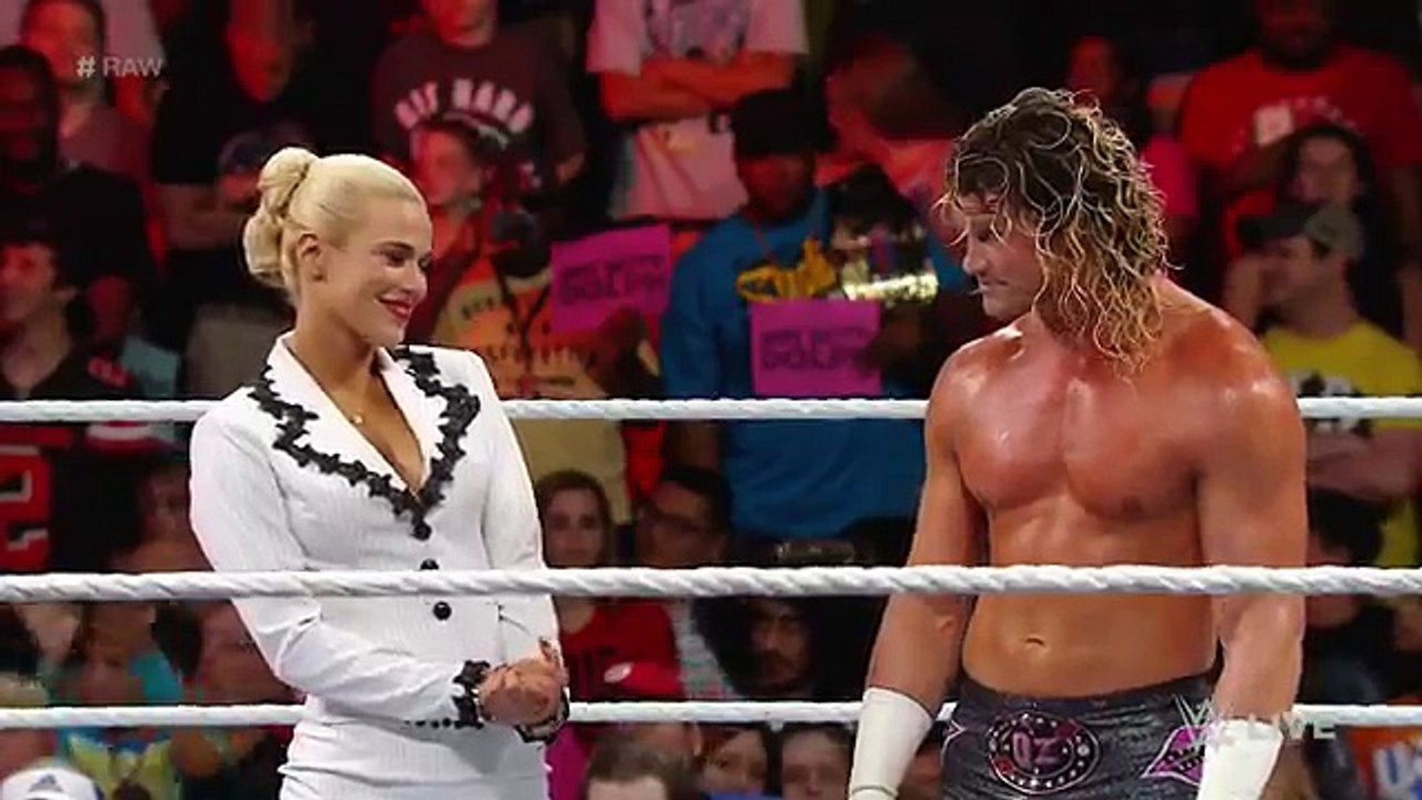 Lana kisses Dolph Ziggler- Raw, May 18, 2015