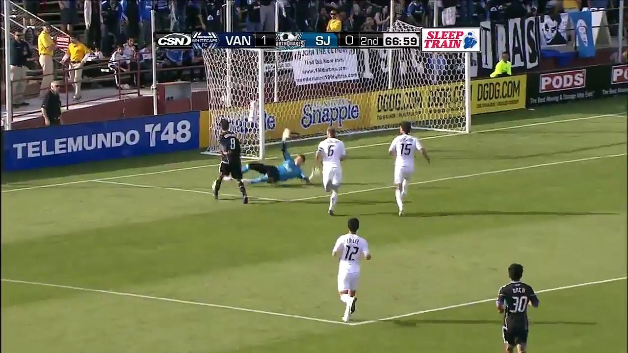 Chris Wondolowski Goal vs. Vancouver Whitecaps FC April 7, 2012