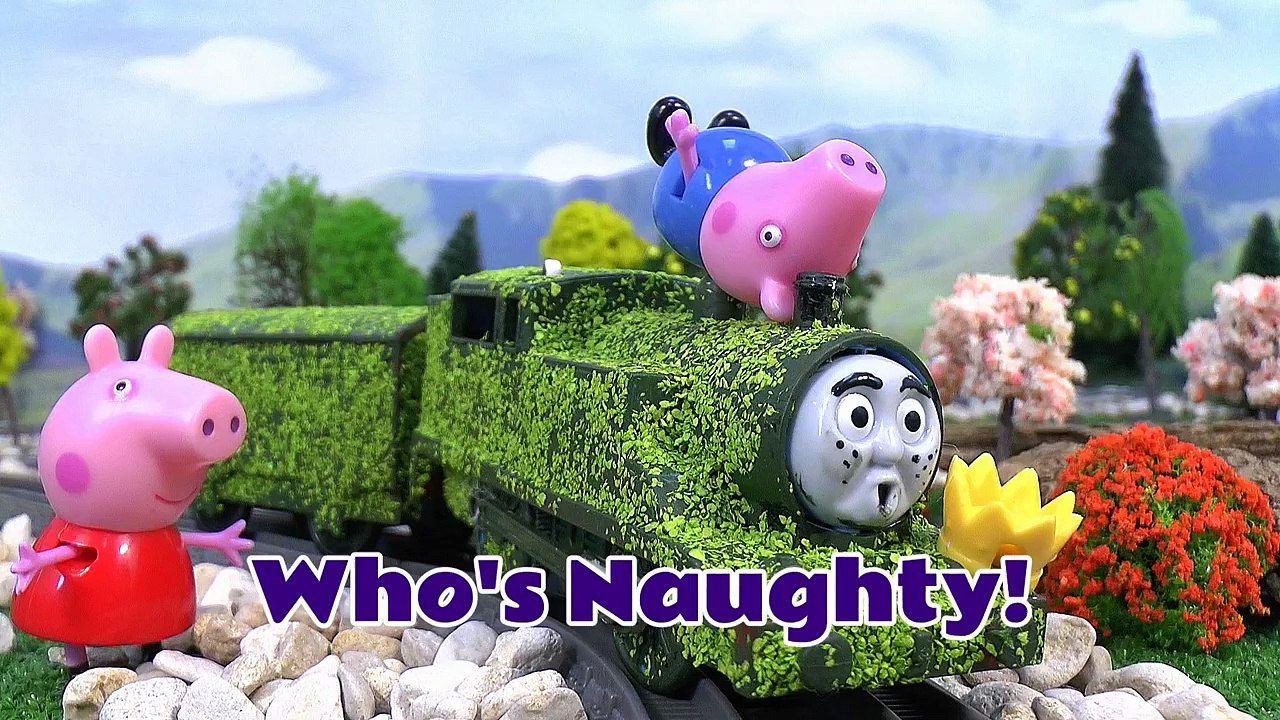 Peppa Pig Naughty George Play Doh Funny Prank Thomas & Friends Tom Moss Kids Stories Pepa