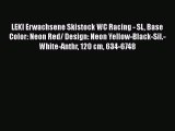 LEKI Erwachsene Skistock WC Racing - SL Base Color: Neon Red/ Design: Neon Yellow-Black-Sil.-White-Anthr