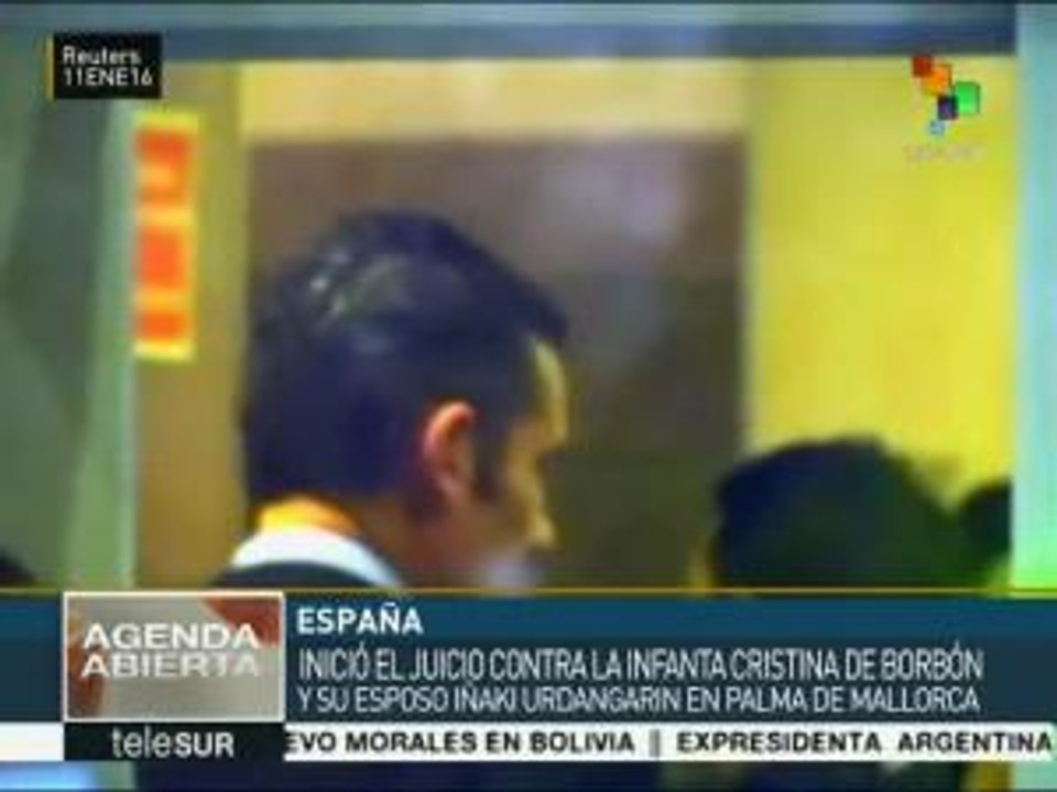 Inicia juicio contra la infanta Cristina y su esposo Iñaki Urdangarín