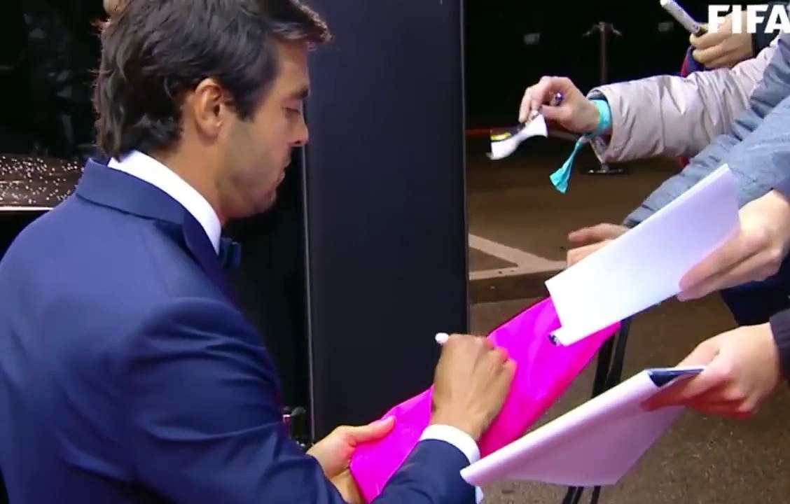 Kaka on red carpet FIFA Ballon d'Or 2015