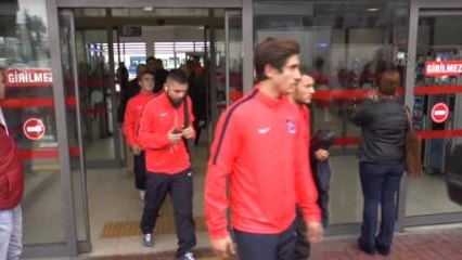 Trabzonspor Kafilesi, Adana'ya Geldi