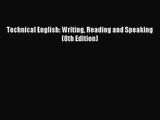 [PDF Download] Technical English: Writing Reading and Speaking (8th Edition) [PDF] Online