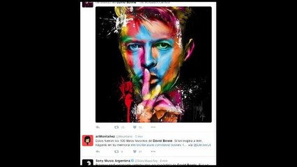 Más de 4,3 millones de tuits genera la muerte del icónico David Bowie