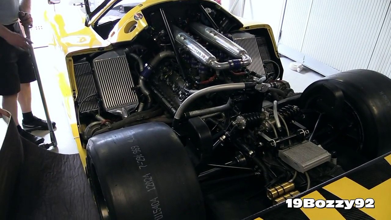 Nova Engineering Nissan R91CK Group C VRH35Z Twin Turbo V8 Sound