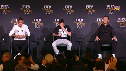 #BallondOr2015- Messi y Neymar, admiración mutua