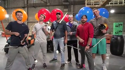 Archery Kart Battle (Dude-Perfect)