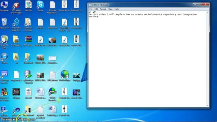 Informatica Repository and Integration service creation