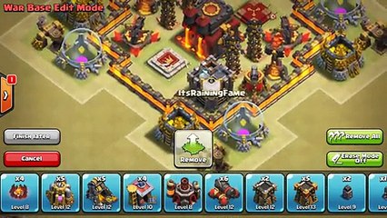 TH10 Anti 2Star War Base 275 Walls Update