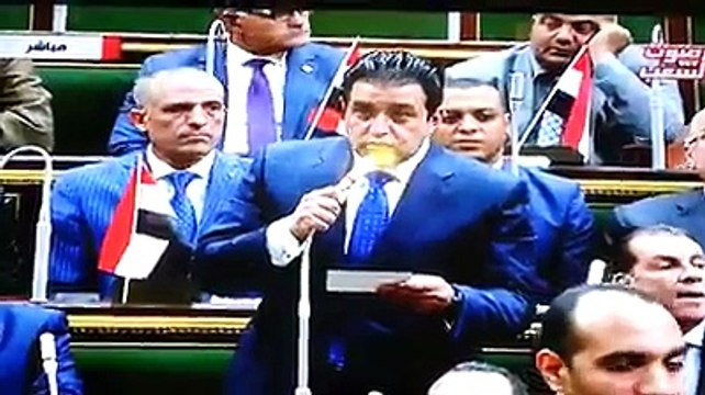 نواب الصف واطفيح يؤدون اليمين الدستورية بالجلسة الأولي لمجلس النواب 10-1-2016