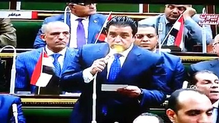 نواب الصف واطفيح يؤدون اليمين الدستورية بالجلسة الأولي لمجلس النواب 10-1-2016