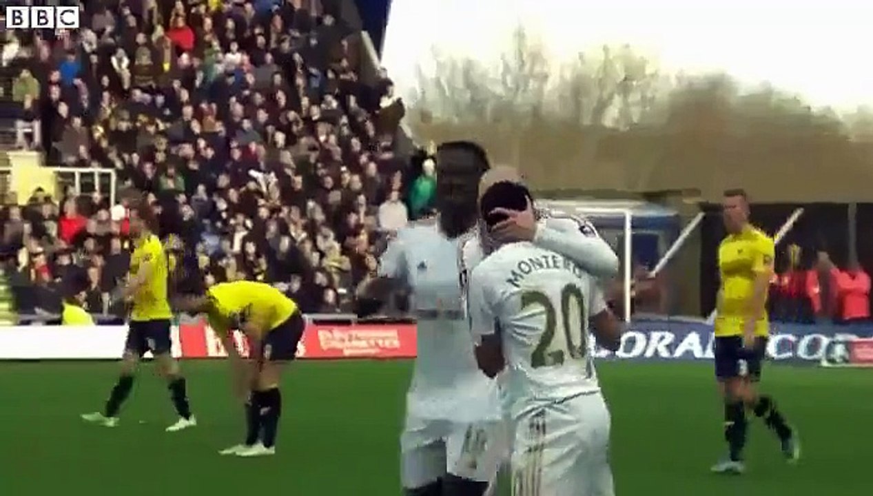 10-01-2016 - OXFORD UNİTED 3-2 SWANSEA CİTY (FA CUP)