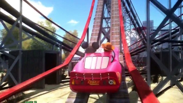 Disney Mickey Mouse and Toy Story Sheriff Woody ridin Lightning McQueen