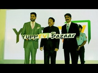Abhishek Bachchan Launches YuppTV Bazaar