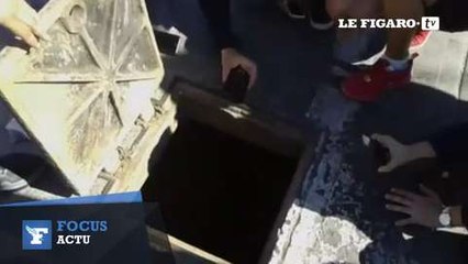 Mexique : la cache du baron de la drogue "El Chapo" exposée aux médias