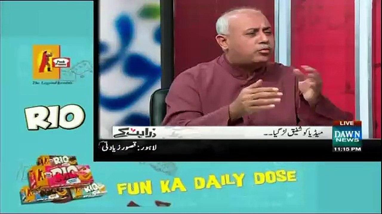 Mubashir Zaidi, Zarrar Khuro, Wasatullah Khan Media Par Baras Pary