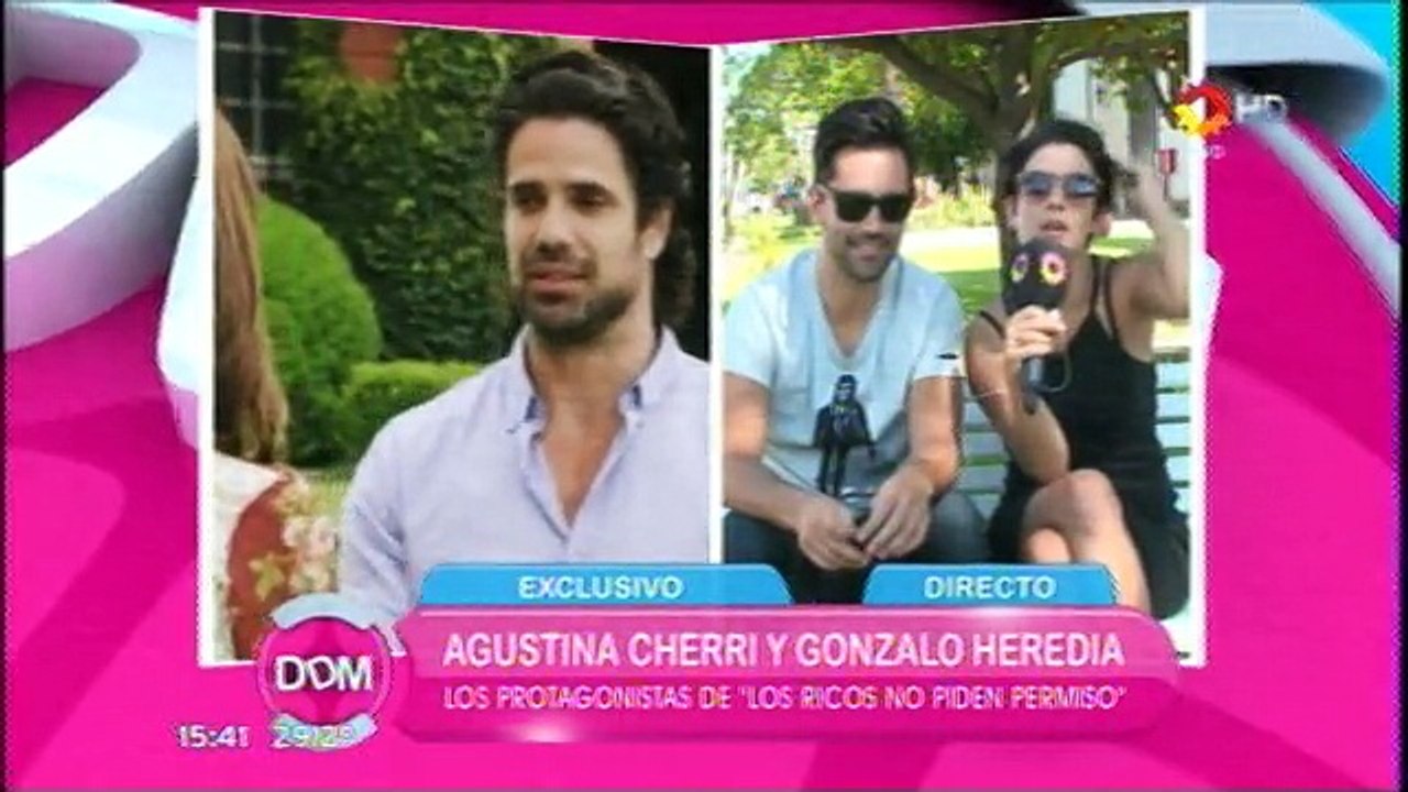 Agus Cherri y Gonzalo Heredia hablaron de Los ricos no piden permiso