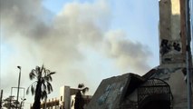 Syrian government rockets target rebel held Douma