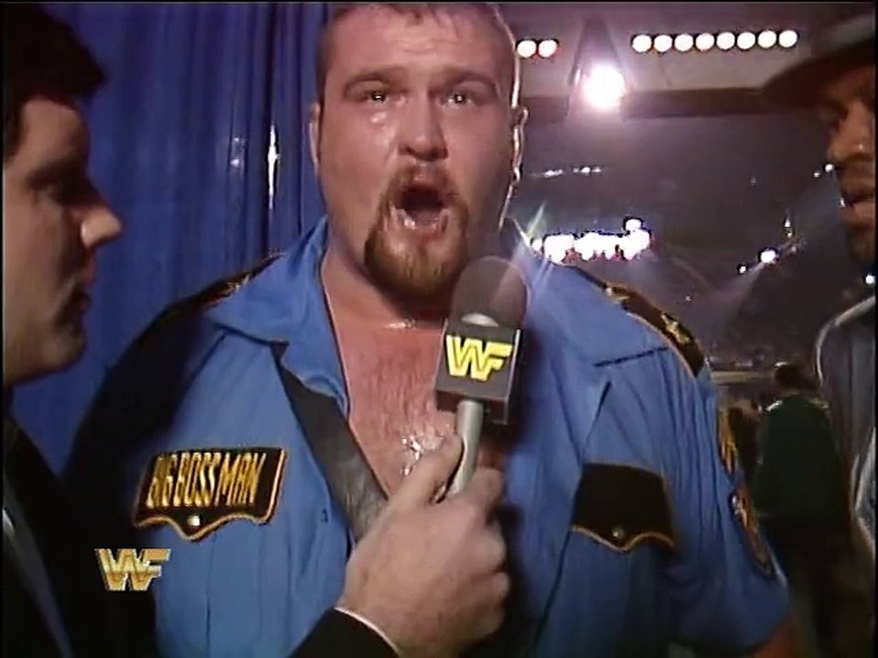 WWF Survivor Series 1989 - The Big Boss Man Post-Match Interview
