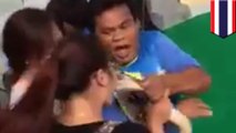 Tourist's attempt to kiss a snake in Thailand goes horribly wrong