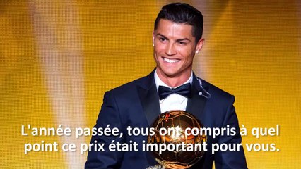 Ballon d'Or - Ronaldo : ''Un plaisir d’être de nouveau ici''