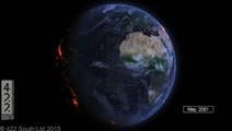 WORLD EARTHQUAKES 2000 - 2016 Data Visualization, with music