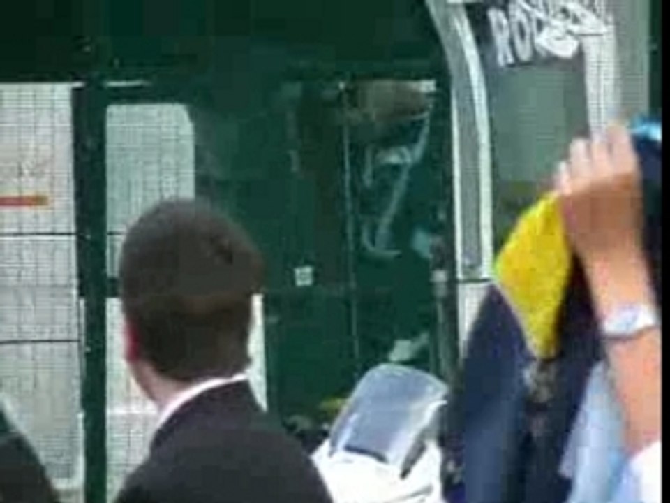 ASSE-OM Arrivée des Bus