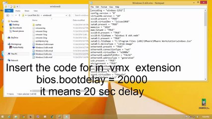 How to Increase the VMWare Boot Screen Delay