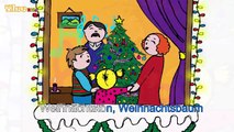 Fröhliche Weihnacht überall Karaoke Version (Sing Allein) in Deutscher Sprache mit Text am