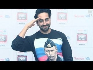Hindustan Times Celebrating No Tv Day With Actor Ayushmann Khurrana