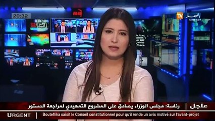 رئاسة  مجلس الوزراء يصادق على المشروع التمهيدي لمراجعة الدستور