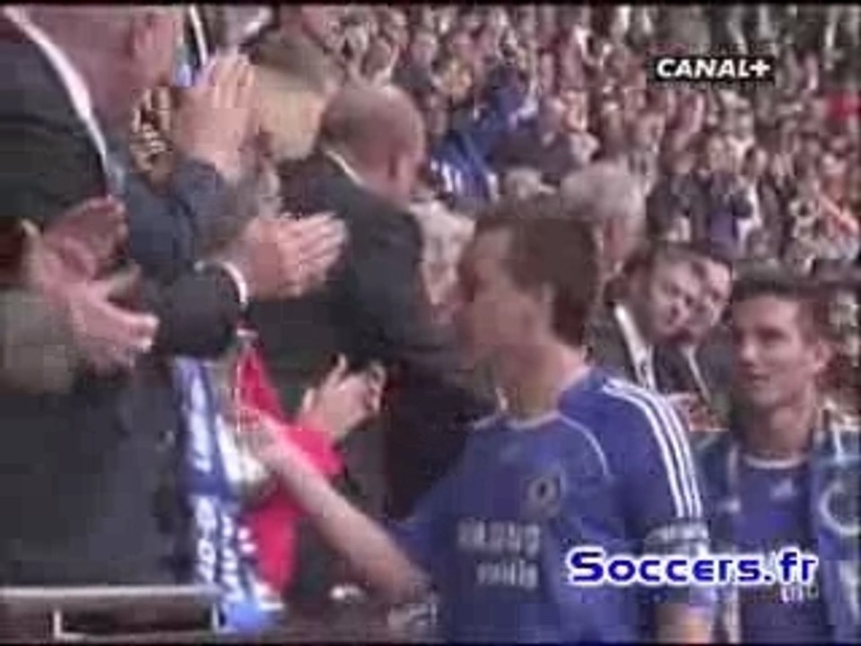 FA CUP: REMISE DE LA COUPE A CHELSEA