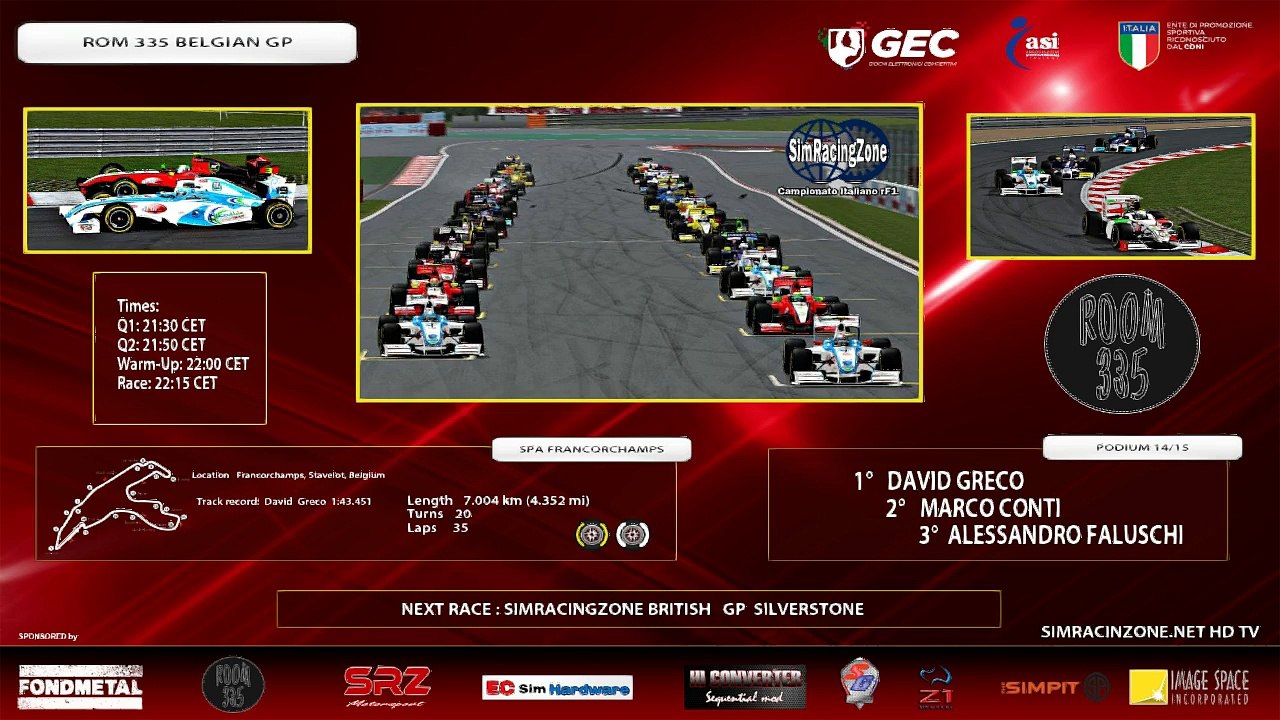 [rF1] ROUND 06 - Belgium