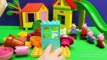 PEPPA PIG Nickelodeon Peppa Pig ice Cream Stand with Blocks a Peppa Pig Video Toy Unboxing  Funny So Much! Videos