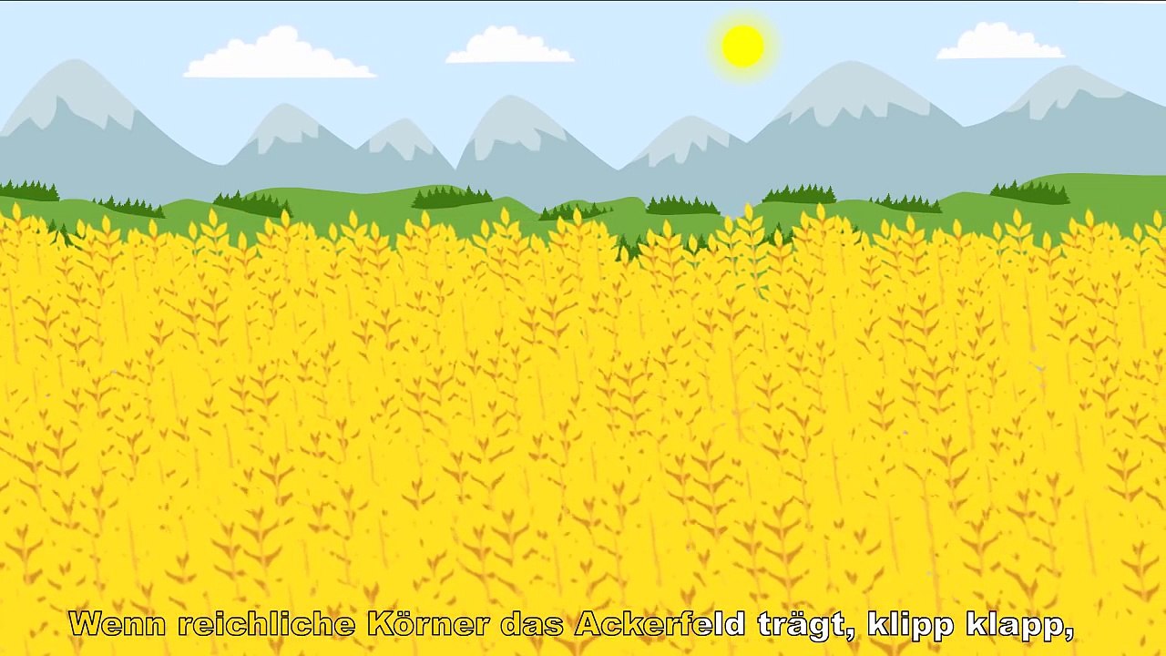 Es klappert die Mühle am rauschenden Bach Kinderlieder zum Mitsingen | Sing Kinderlieder