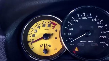 A aceleração Brutal de um MEGANE RS dos 0 aos 260KM/H!!!